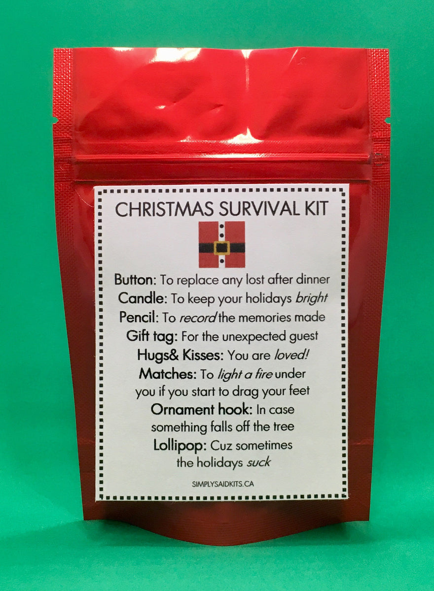 Holiday Survival Kit Red